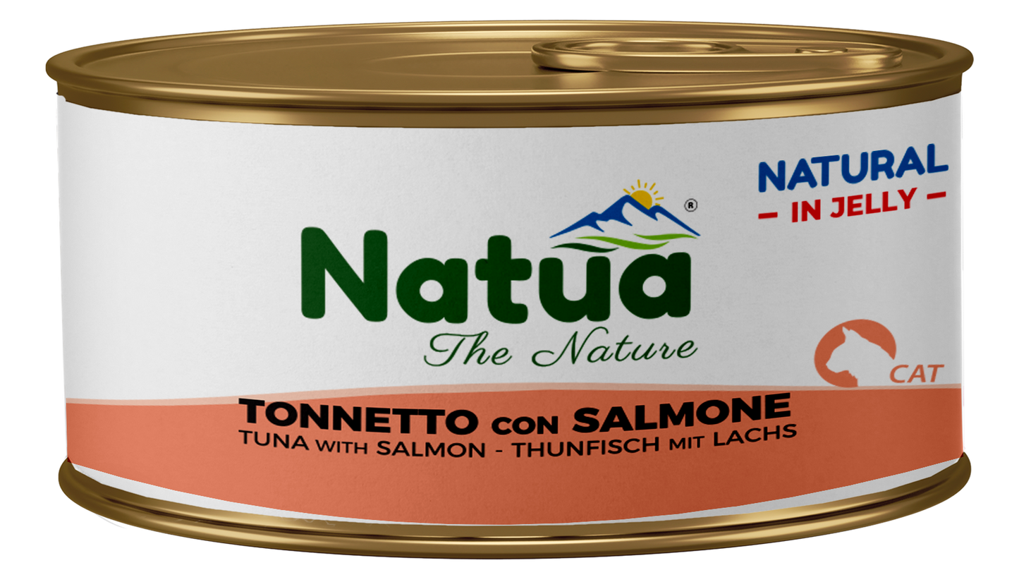Natua jelly cat tonnetto con salmone 24x85 gr