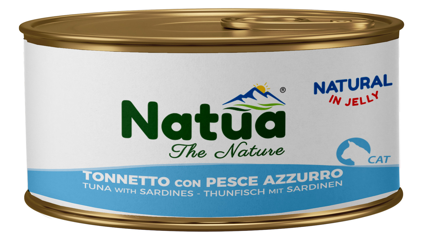 Natua jelly cat tonnetto con pesce azzurro 24x85 gr