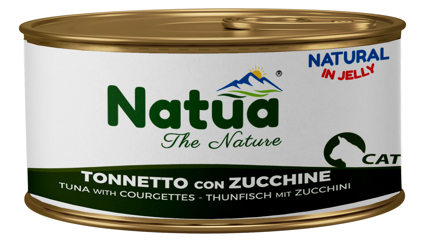 Natua jelly cat tonnetto con zucchine 24x85 gr