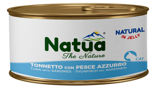 Natua jelly cat tonnetto con pesce azzurro 24x85 gr