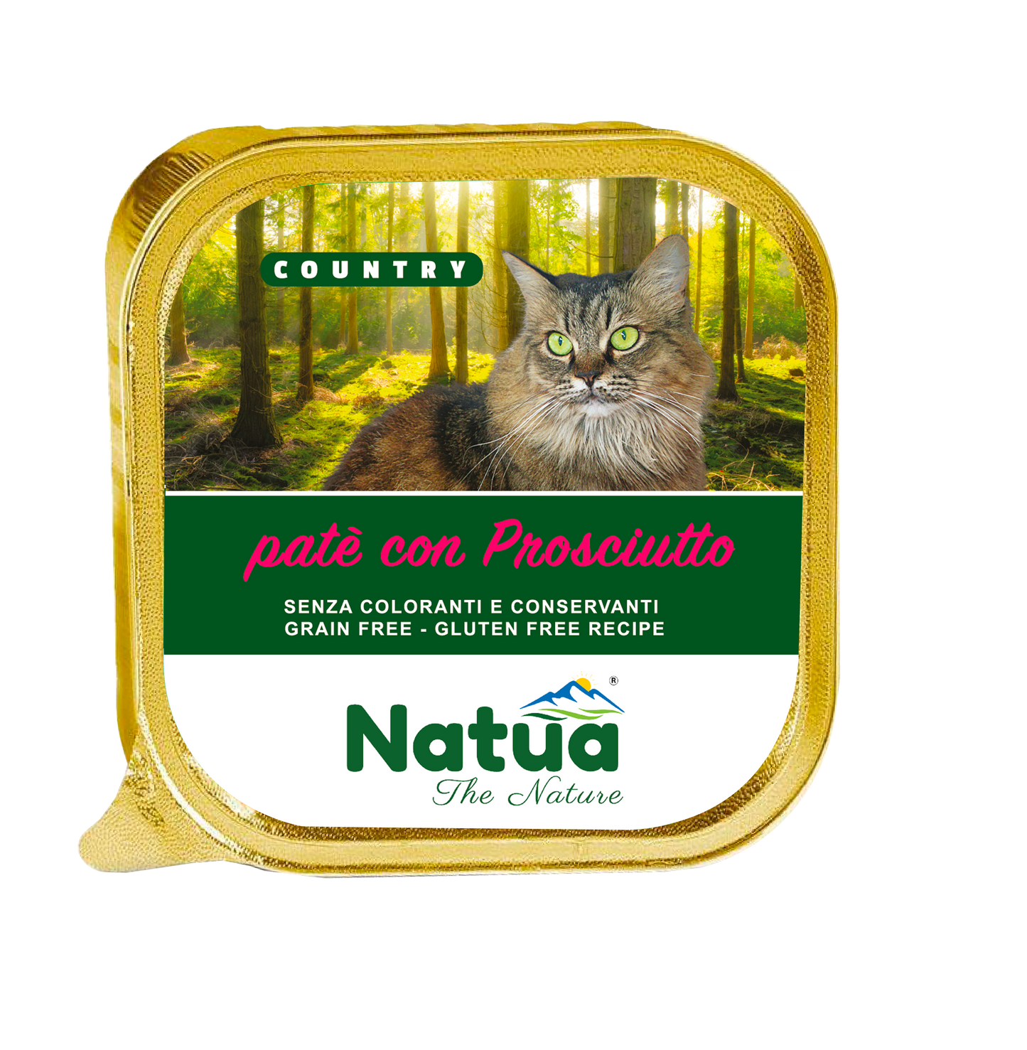 Natua Cat Country prosciutto 34x100 gr