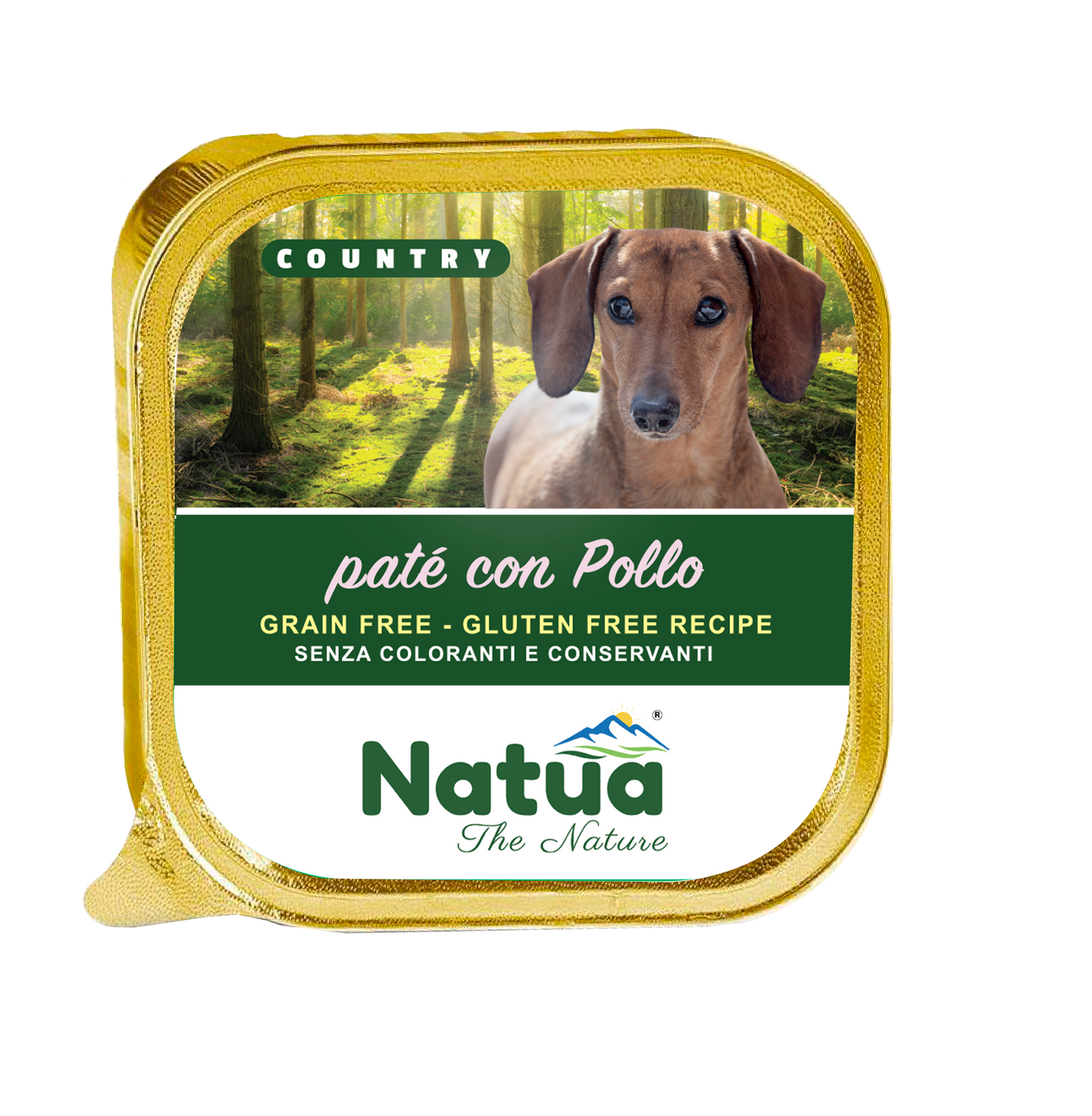 Natua Dog Country pollo 34x100 gr