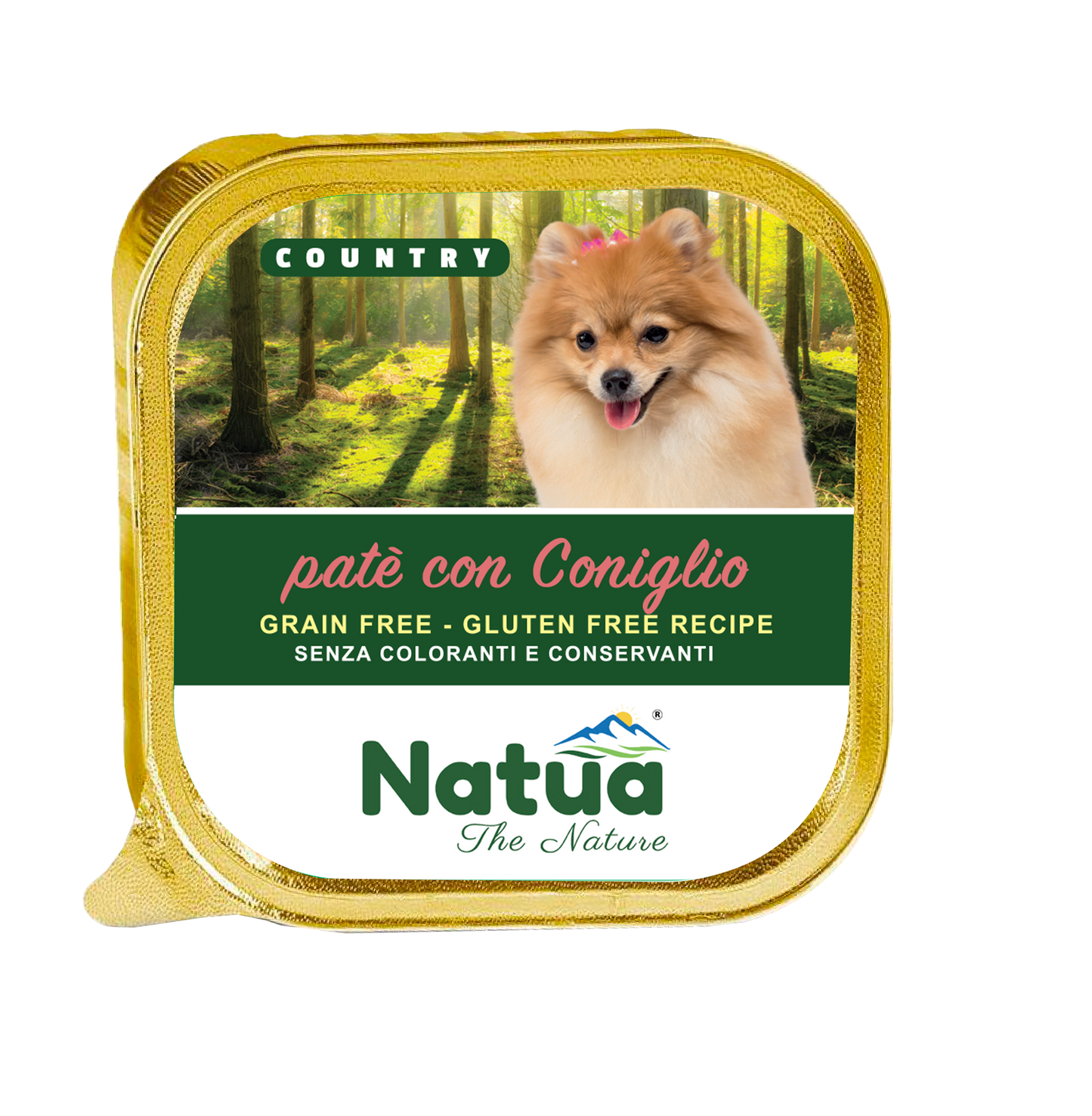 Natua Dog Country coniglio  34x100 gr