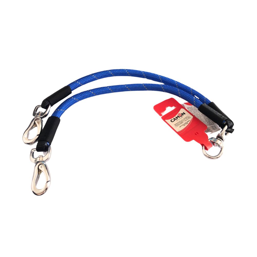 Camon Accoppiacani Blu Guinzaglio Cani