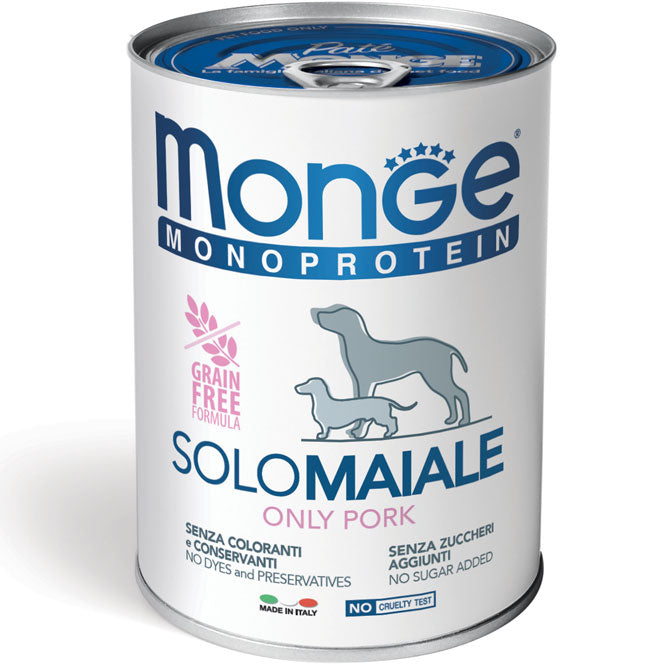 Monge Monoprotein Paté Solo Maiale 400 g