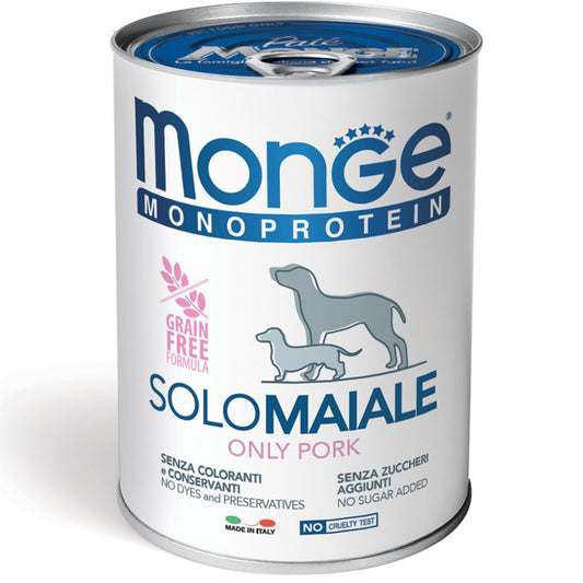 Monge Monoprotein Paté Solo Maiale 400 g