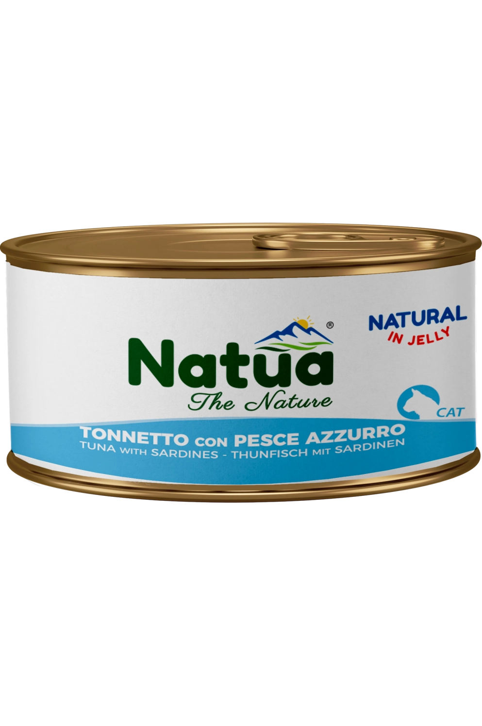 Natua Gatto in gelatina Tonnetto/Pesce azzurro gr85