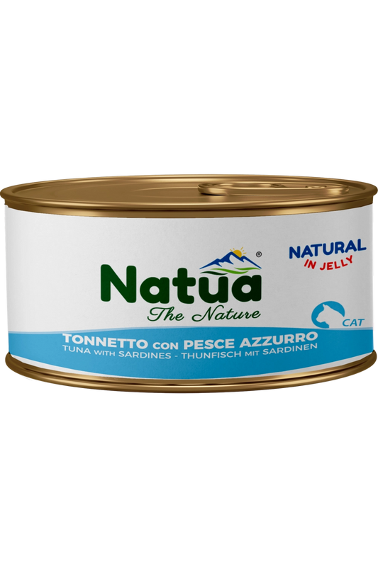 Natua Gatto in gelatina Tonnetto/Pesce azzurro gr85