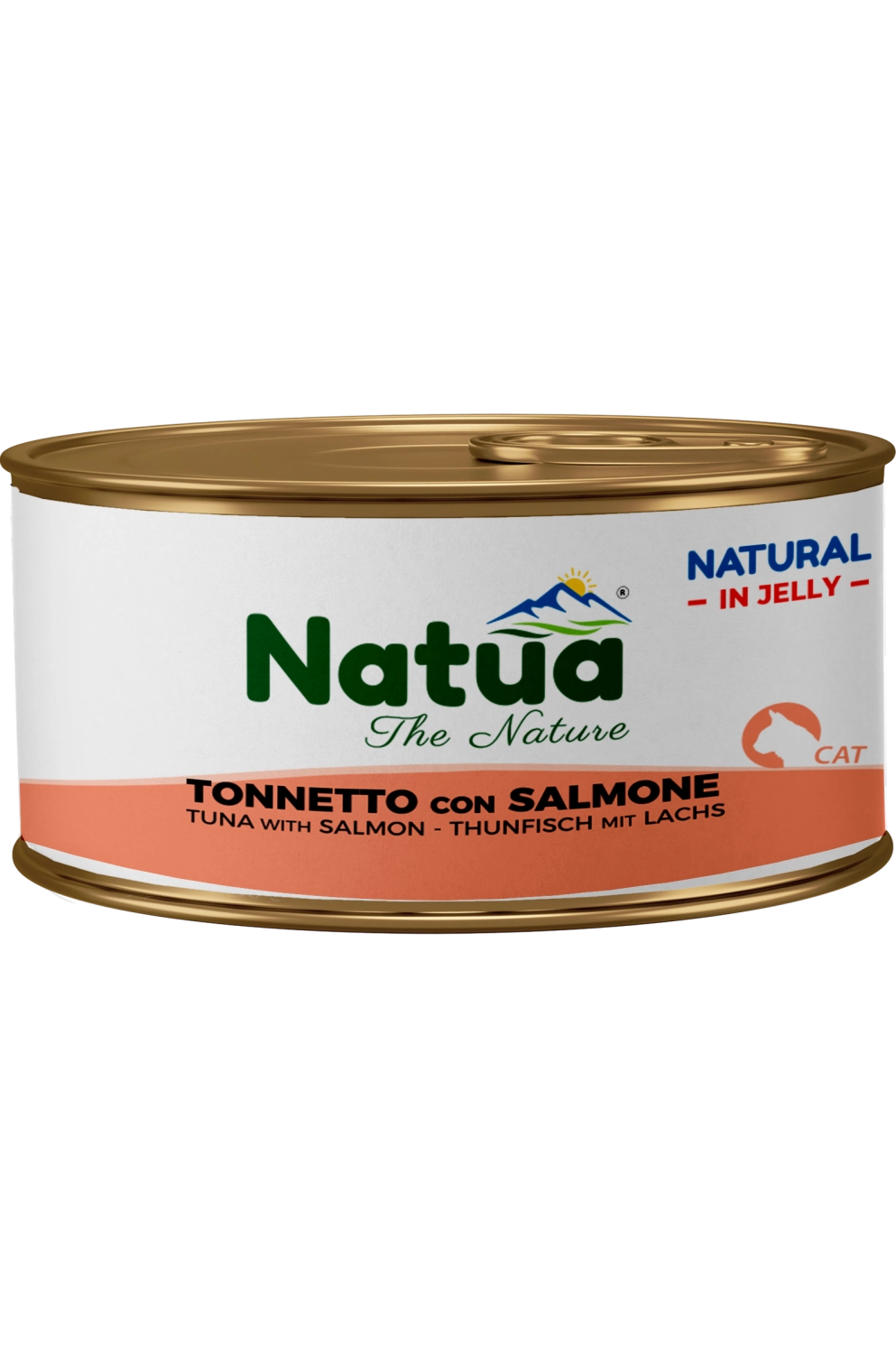 Natua Gatto in gelatina Tonnetto / Salmone 85 gr